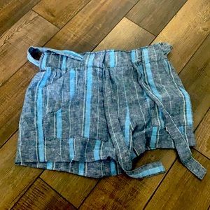 Tie Belt Shorts NWOT
